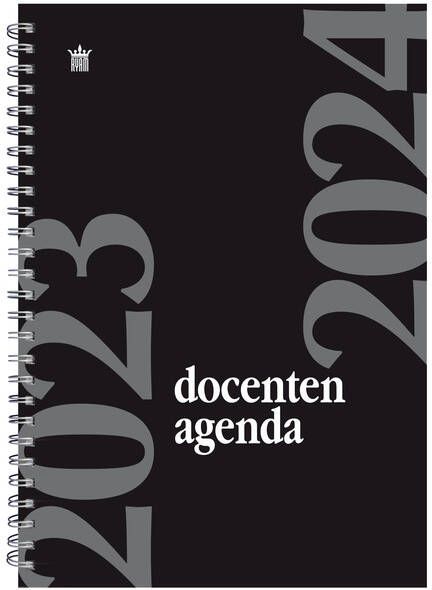 Ryam Schoolagenda 2025-2025 docenten 7dagen 2pagina's spiraal zwart