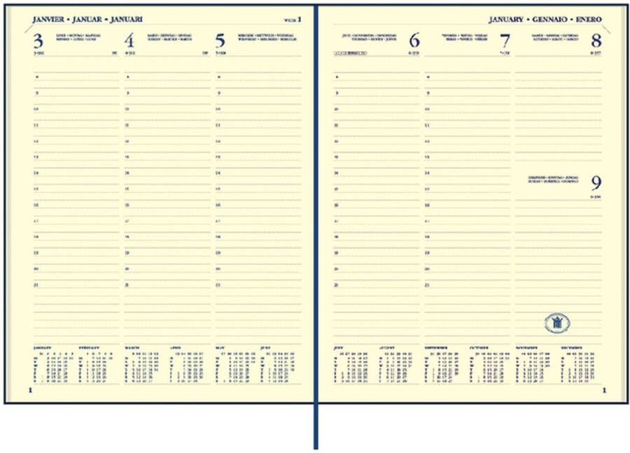 Ryam AGENDA 2023 EXECUTIVE MUNDIOR 7D 2 BORDEAUX