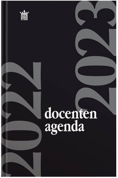 Ryam Schoolagenda 2025-2026 docenten 7dagen 2pagina's zwart
