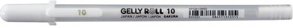 Sakura Gelschrijver Gelly Roll Basic 10 0.5mm wit