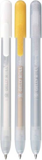 Sakura Gelschrijver Gelly Roll Special 08 klikfunctie setà 3 kleuren goud