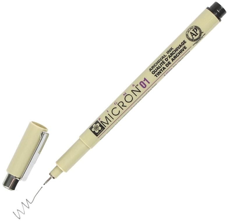 Sakura Fineliner Pigma Micron 01 0.25mm zwart - Foto 2