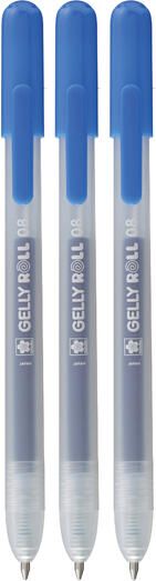Sakura Gelschrijver Gelly Roll Classic 08 klikfunctie blauw 3 stuks