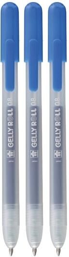 Sakura Gelschrijver Gelly Roll Classic 08 klikfunctie setà 3 stuks blauw