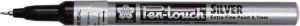 Sakura Viltstift pen-touch EF zilver 1-2mm