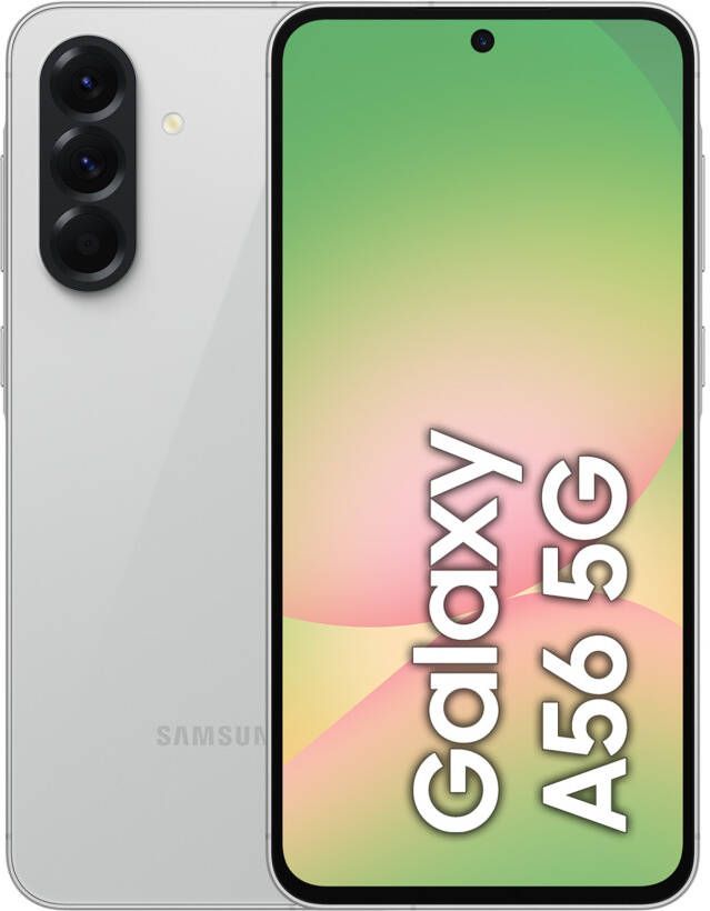 Samsung Galaxy A56 17 cm (6.7") Dual SIM Android 15 5G USB Type-C 8 GB 256 GB 5000 mAh Licht Grijs