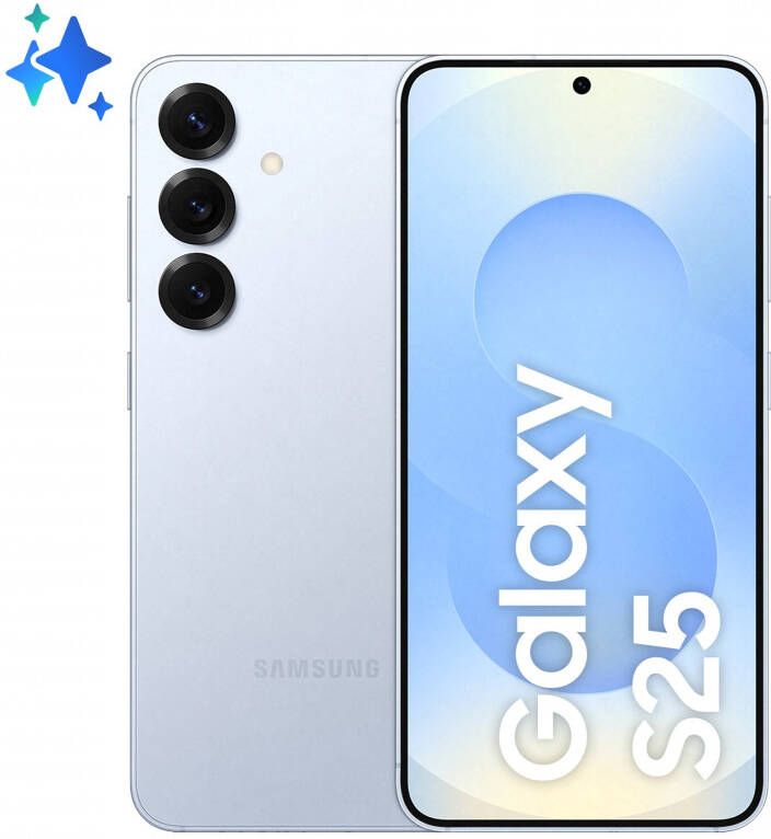 Samsung Galaxy S25 15 8 cm (6.2") Dual SIM Android 15 5G USB Type-C 12 GB 512 GB 4000 mAh Blauw