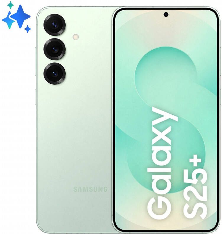 Samsung Galaxy S25+ 17 cm (6.7") Dual SIM Android 15 5G USB Type-C 12 GB 256 GB 4900 mAh Muntkleur