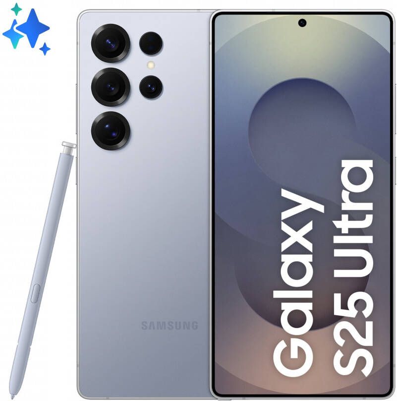 Samsung Galaxy S25 Ultra 17 5 cm (6.9") Dual SIM Android 15 5G USB Type-C 12 GB 512 GB 5000 mAh Blauw Zilver Titanium