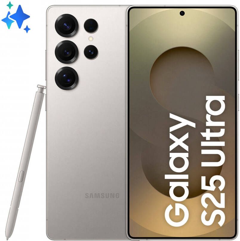 Samsung Galaxy S25 Ultra 17 5 cm (6.9") Dual SIM Android 15 5G USB Type-C 12 GB 512 GB 5000 mAh Grijs Titanium