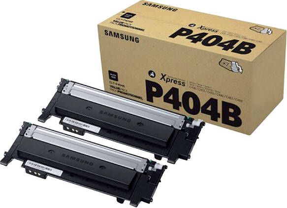 Samsung Tonercartridge CLT P404 zwart 2x