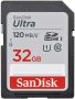 Sandisk Geheugenkaart SDHC Ultra 32GB(Class 10 UHS I 120MB s ) - Thumbnail 1