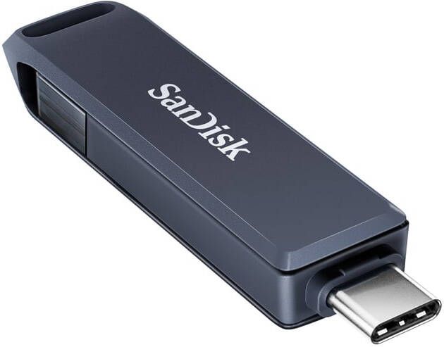 Sandisk Phone Drive 256GB lightning- USB-C blauw