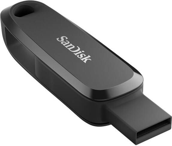 Sandisk Phone Drive 256GB USB-C 3.2- USB-A zwart