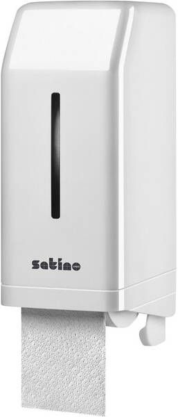 Satino by WEPA Toiletpapierdispenser Satino JT3 systeemrol duo wit 332540
