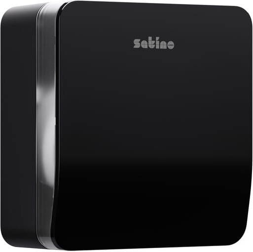 Satino by WEPA Toiletpapierdispenser Satino JT1 Hyginity jumbo S zwart 333405