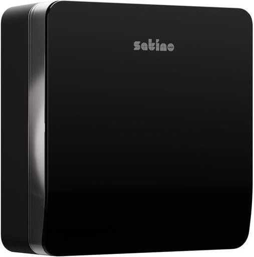 Satino by WEPA Toiletpapierdispenser Satino JT2 Hyginity jumbo L zwart 333407