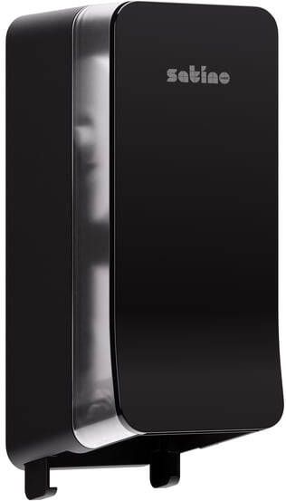 Satino by WEPA Toiletpapierdispenser Satino JT3 Hyginity systeemrol duo zwart 333423