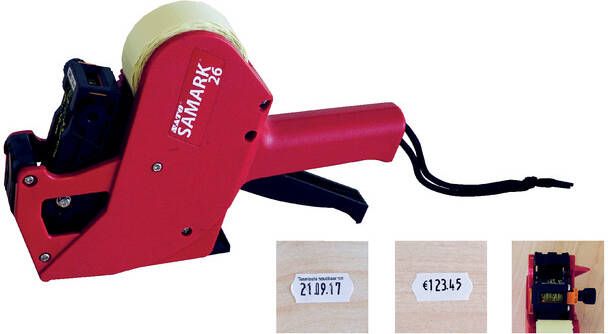 Sato Etiketteertang Samark 26 L6 1 regel 12x26mm