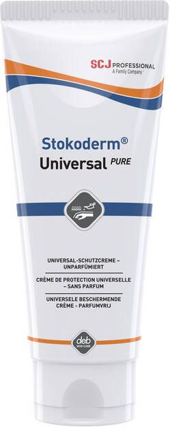SC Johnson Professional HandcrÃ¨me SCJ Stokoderm Universal Pure parfumvrij 100ml