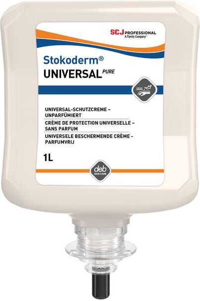 SC Johnson Professio Handcrème SCJ Stokoderm Universal Pure parfumvrij 1liter