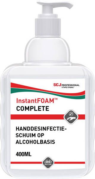SC Johnson Professio Handdesinfectie SCJ Instant Foam Complete 400ml