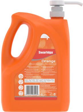 SC Johnson Professional Handreiniger SCJ Swarfega Orange 4 liter met pomp