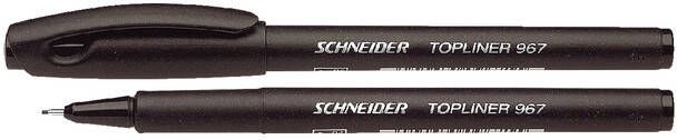 Schneider Fineliner 967 zwart 0.4mm
