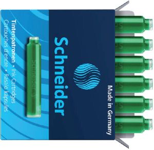 Schneider inktpatronen doos a 6 stuks groen