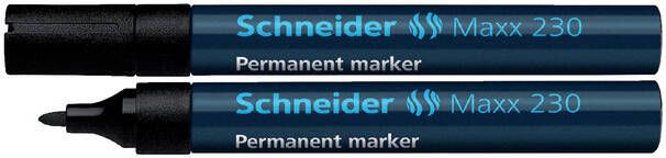 Schneider marker Maxx 230 permanent ronde punt zwart