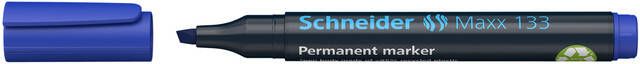 Schneider Viltstift Maxx 133 beitel punt blauw