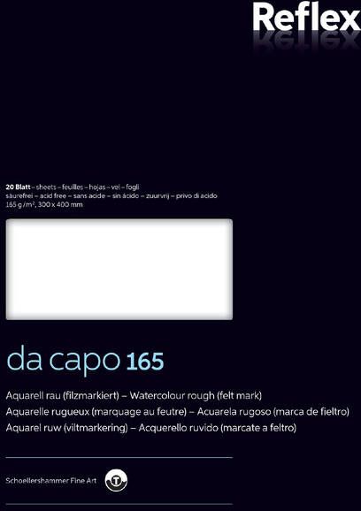 Schoellershammer Aquarelpapier da capo 30x40cm 165g m2 blok 20 vel VF5004232