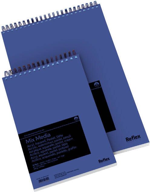 Schoellershammer MixMediapapier A4 300 g m2 spiraalblok 30 vel VF5004286 - Foto 3