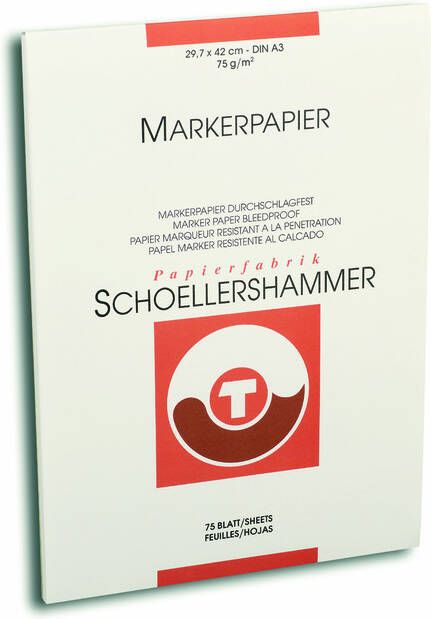 Schoellershammer Marker-Layoutpapier A3 75g m2 75 vel VF5003078
