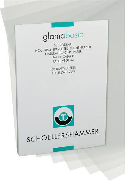 Schoellershammer Transparantpapier Glama A3 60g m2 bl.50 vel VF5003528