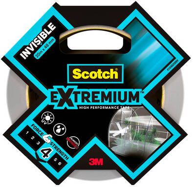 Scotch krachtige tape Extremium Invisible ft 48 mm x 20 m transparant