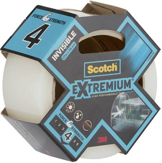 Scotch Plakband Extremium invisible 48mmx20m
