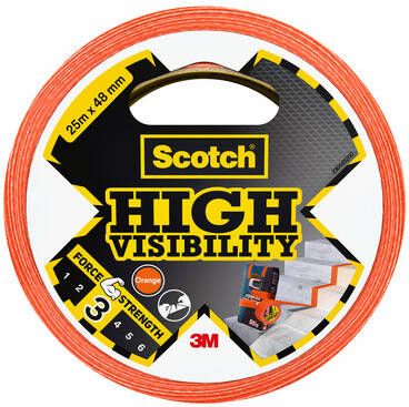 Scotch ducttape High Visibility ft 48 mm x 25 m oranje