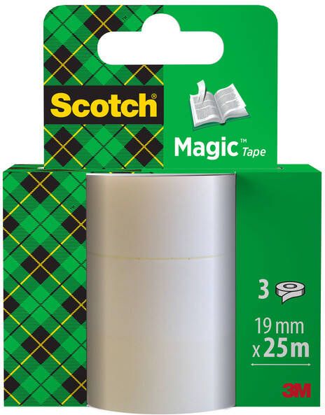 SCOTCH Plakband Magic 819 19mmx25m onzichtbaar
