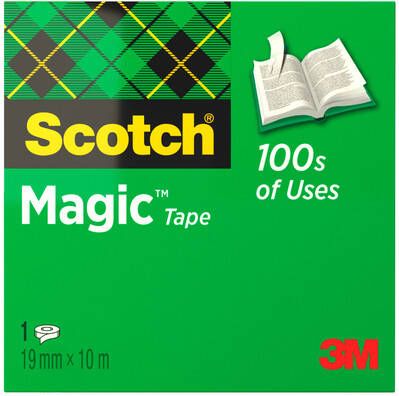 Scotch Plakband Magic 810 19mmx10m onzichtbaar