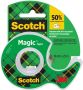 Scotch Plakband Magic 810 19mmx25m onzichtbaar + afroller - Thumbnail 2