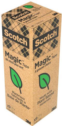 Scotch Plakband Magic 900 19mmx33m onzichtbaar mat