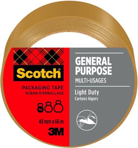Scotch verpakkingsplakband Classic ft 48 mm x 66 m bruin per rol - Foto 3