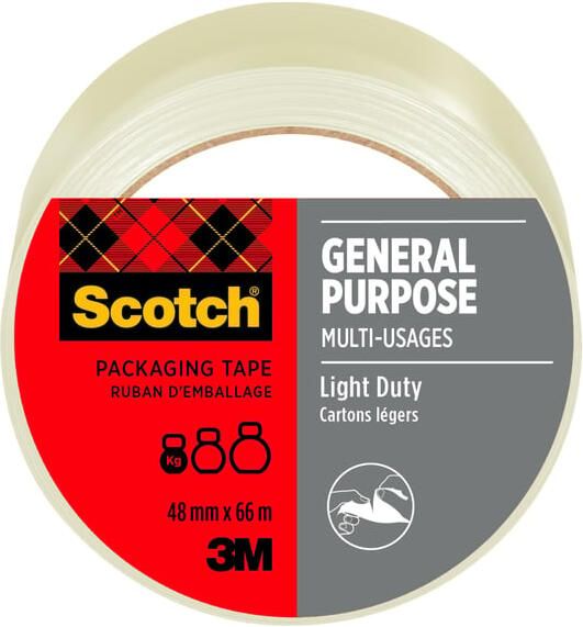 Scotch verpakkingsplakband Classic ft 48 mm x 66 m transparant per rol - Foto 2
