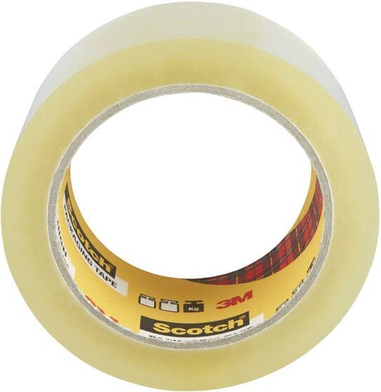 Scotch verpakkingsplakband Heavy ft 50 mm x 66 m transparant pak van 6 stuks