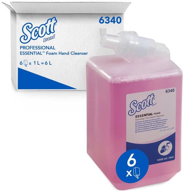 Scott Handzeep Essential foam roze 1000ml 6340