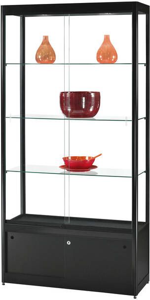 Sdb Vitrine gpc-o-1000 led zwart 1000x400x2000mm