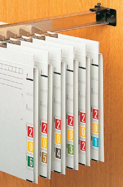 Djois Clipexmap Secolor A4 lateraal blauw