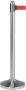 Securit Afzetpaal RVS met rolband 210cm rood - Thumbnail 3