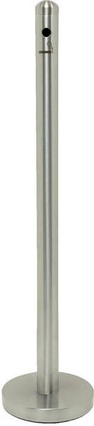 Securit Asbak staand RVS Paal excl voet - Foto 2